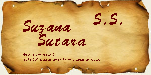Suzana Sutara vizit kartica